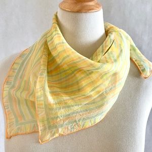 Rare Vintage Vera Newmann Silk Blend Chiffon scarf